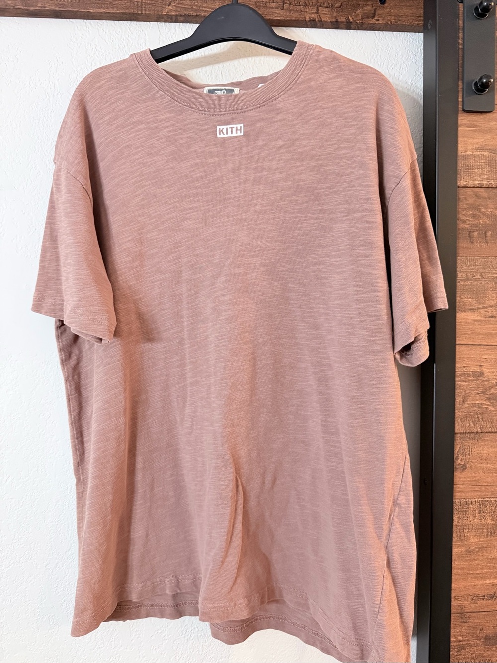 Kith Mauve-Pink Short Sleeve Crewneck T-Shirt